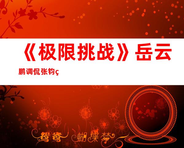 《极限挑战》岳云鹏调侃张钧甯不红，张钧甯居然这样回复