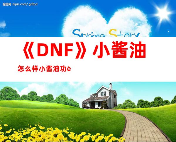 《DNF》小酱油怎么样小酱油功能详解