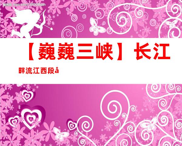 【巍巍三峡】长江畔流江西段崩岸应急治理工程施工“入行时”：功课不绝 生态护岸