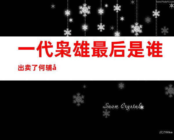 一代枭雄最后是谁出卖了何辅堂 黑娃到底是不是叛徒