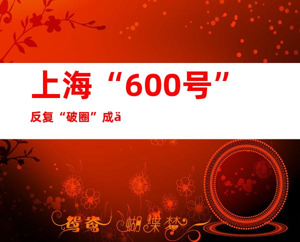 上海“600号”反复“破圈” 成为分歧春秋人群“心灵驿站”