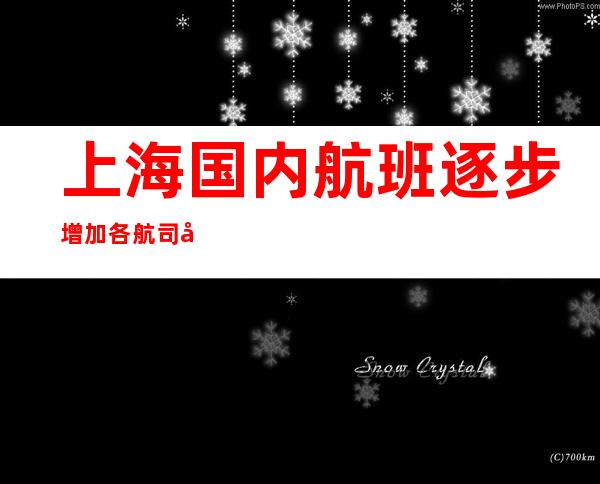 上海国内航班逐步增加 各航司将适时调整航班客座率