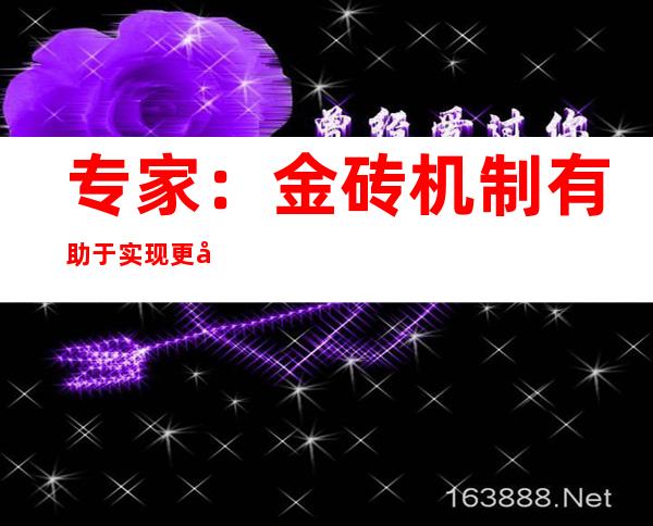 专家：金砖机制有助于实现更公正的全球经济治理