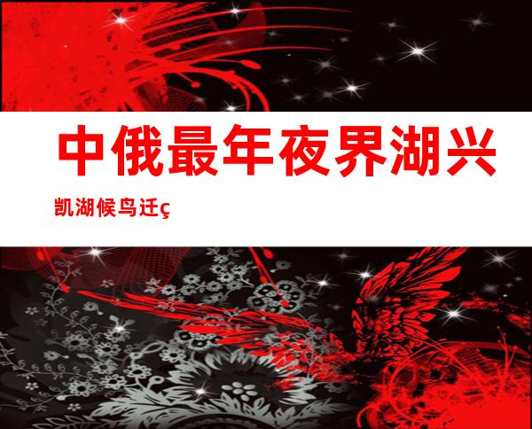 中俄最年夜界湖兴凯湖候鸟迁移达“岑岭” 日均2万只过境