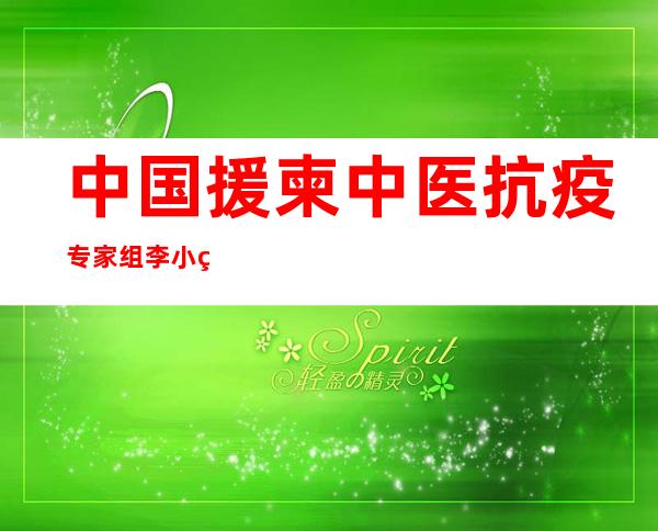 中国援柬中医抗疫专家组李小红：让白衣战士都有“精良武装”