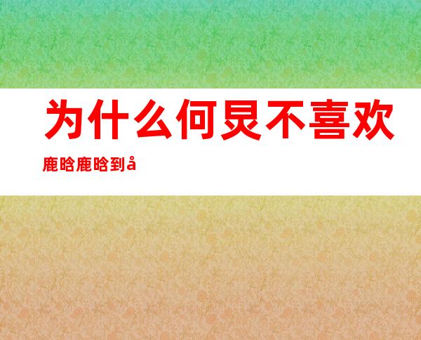 为什么何炅不喜欢鹿晗? 鹿晗到底怎么得罪何老师了?