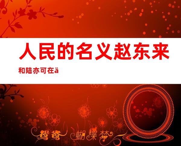 人民的名义赵东来和陆亦可在一起了吗（人民的名义赵东来和祁同伟谁的官大）