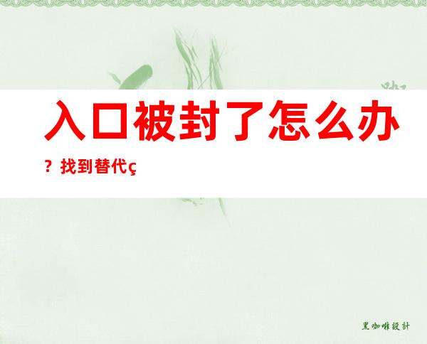 入口被封了怎么办？找到替代的娱乐718明星篇地址就能在线观看了