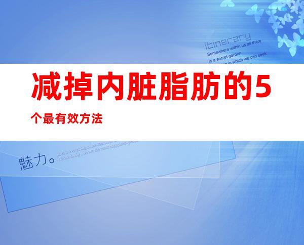 减掉内脏脂肪的5个最有效方法（内脏脂肪怎么能快速排出）