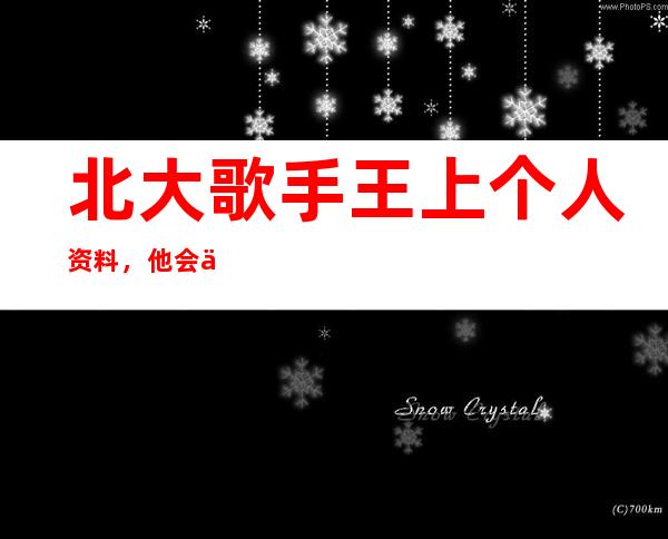 北大歌手王上个人资料，他会不会参加声入人心第二季呢？