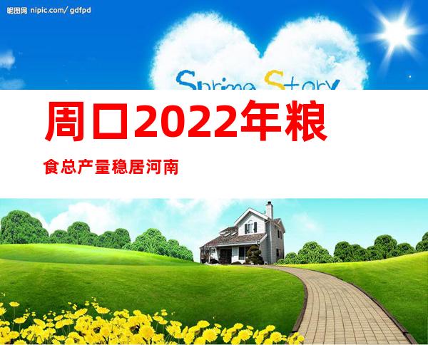 周口2022年粮食总产量稳居河南省第一