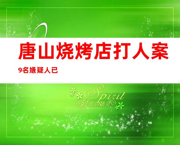 唐山烧烤店打人案9名嫌疑人已由廊坊市公安局广阳分局执行逮捕