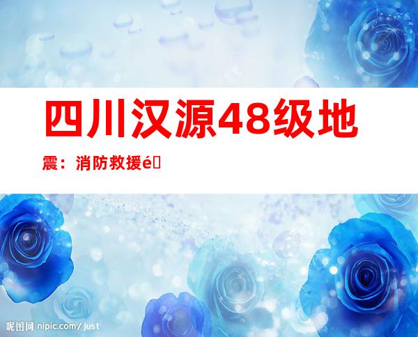 四川汉源4.8级地震：消防救援队伍解除地震灾害二级响应