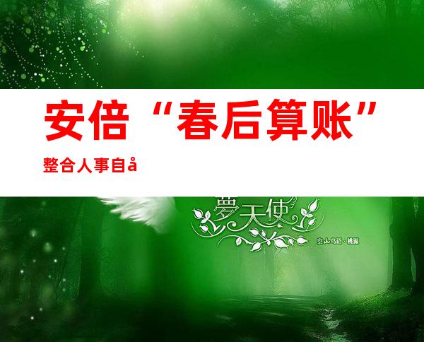 安倍“春后算账”整合人事 自平易近 党呈其一人独年夜 局势 