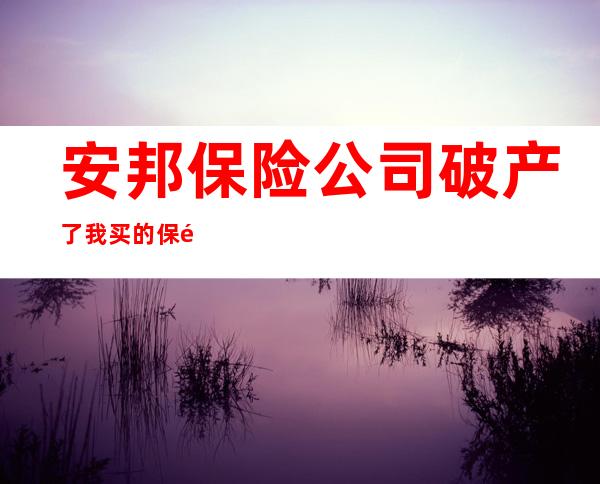 安邦保险公司破产了我买的保险怎么办——安邦保险公司被哪家保险公司收购了