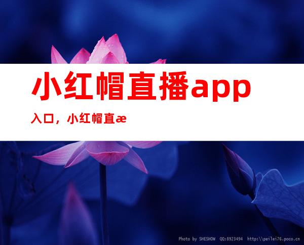 小红帽直播app入口，小红帽直播最新版本