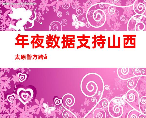 年夜数据支持 山西太原警方跨区域警务协作破获17年前命案