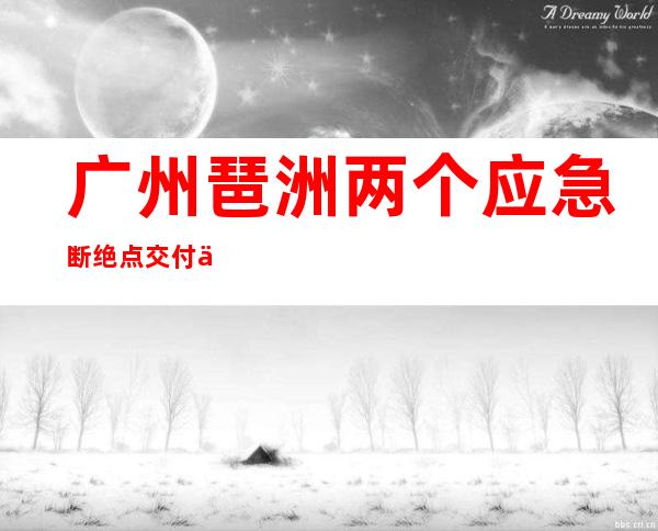 广州琶洲两个应急断绝点交付使用 提供3553张床位