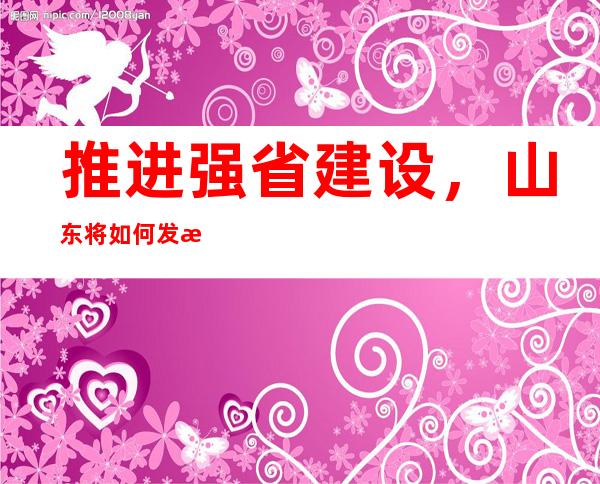 推进强省建设，山东将如何发挥审计监督“经济体检”作用