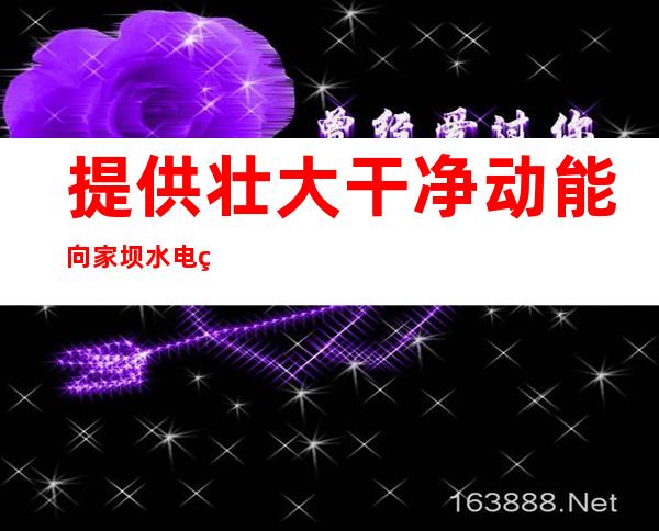 提供壮大干净动能 向家坝水电站发电总量突破3000亿千瓦时