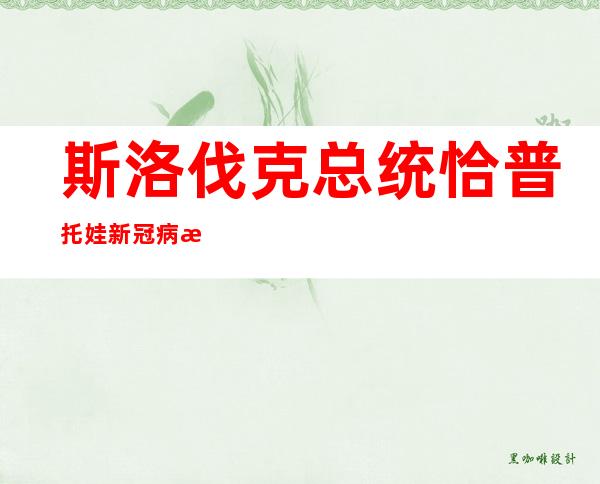 斯洛伐克总统恰普托娃新冠病毒检测结果呈阳性