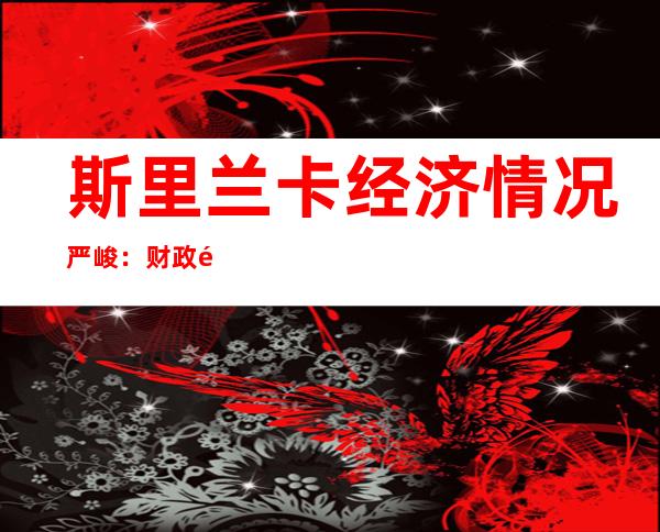 斯里兰卡经济情况严峻：财政部想找100万美元都是挑战