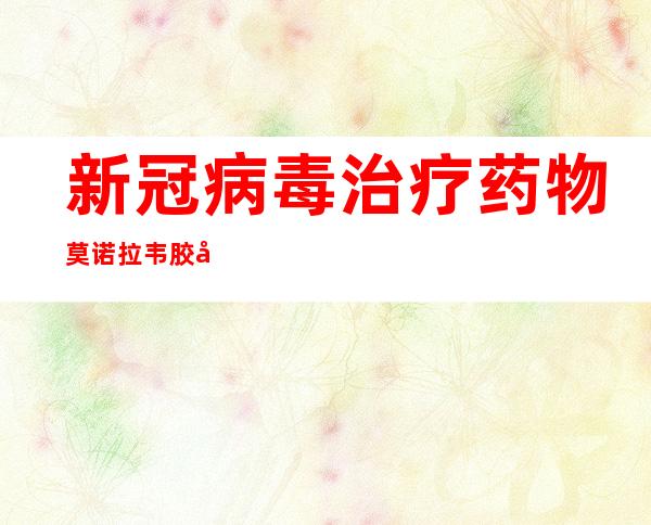 新冠病毒治疗药物莫诺拉韦胶囊在上海外高桥保税区完成首批次进口通关