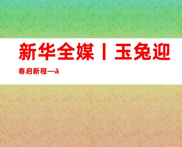 新华全媒+丨玉兔迎春启新程——全国各界群众欢度春节