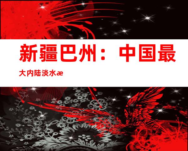 新疆巴州：中国最大内陆淡水湖冬捕首网“开门红”人欢鱼跃迎丰收