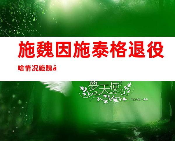 施魏因施泰格退役啥情况施魏因施泰格为什么退役了