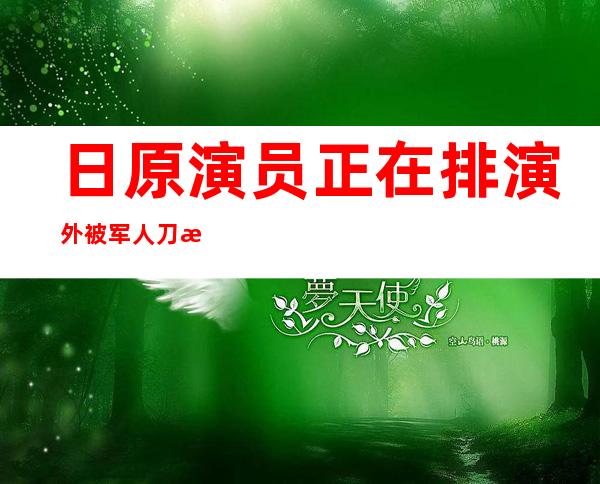 日原演员正在排演 外被军人 刀捅伤肚子 伤重灭亡 