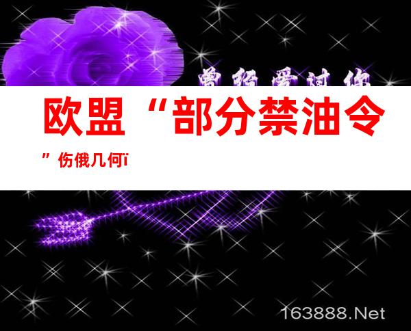 欧盟“部分禁油令”伤俄几何？