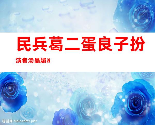 民兵葛二蛋良子扮演者汤晶媚个人资料 才华多样实力派演员