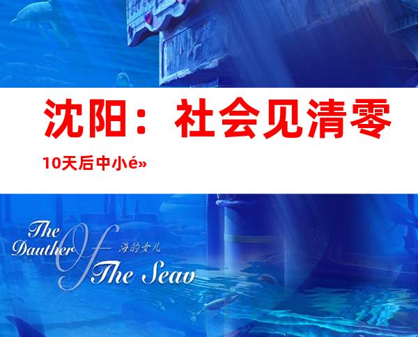 沈阳：社会见清零10天后 中小黉舍、幼儿园有序恢复线下教授教养