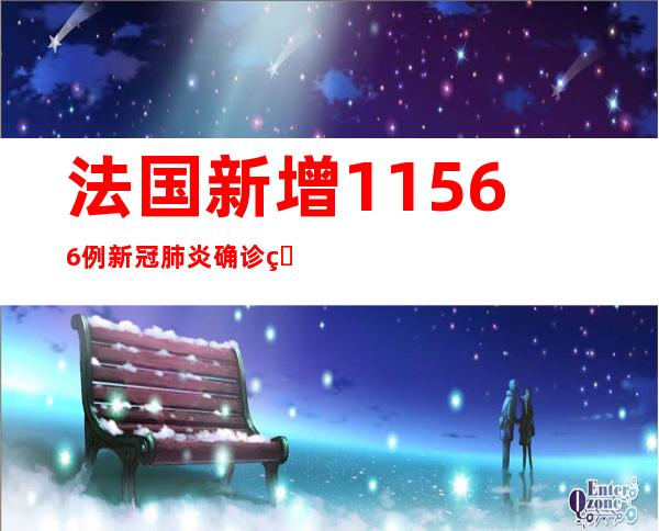 法国新增11566例新冠肺炎确诊病例 累计确诊超3009万例