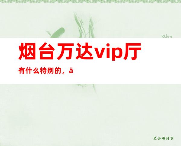 烟台万达vip厅有什么特别的，万达影院的vip厅有什么不同