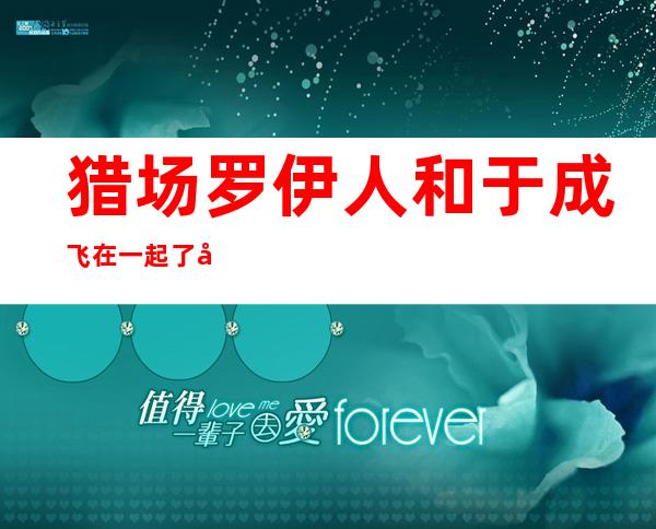 猎场罗伊人和于成飞在一起了吗 罗伊人和于成飞结局为什么分手揭秘