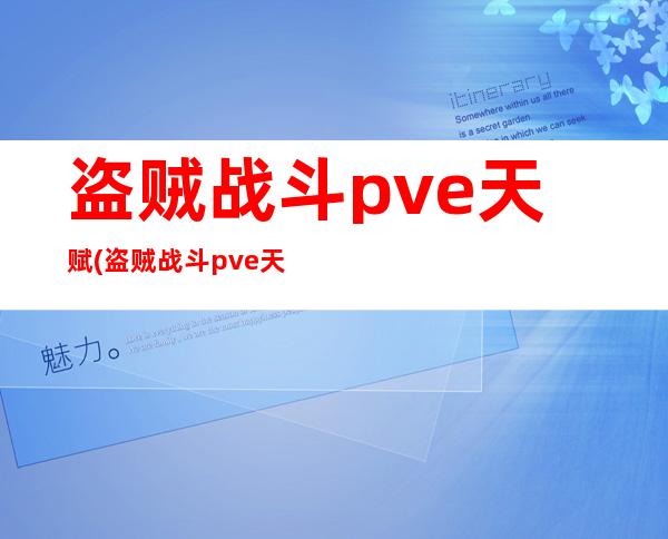 盗贼战斗pve天赋(盗贼战斗pve天赋选择)