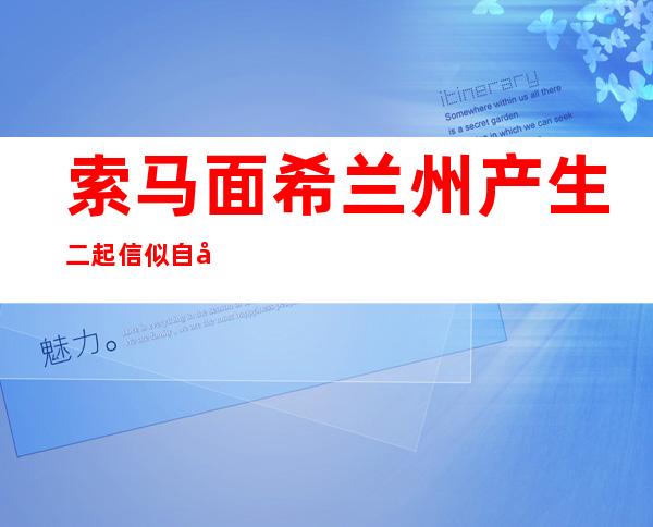 索马面希兰州产生 二起信似自尽 式爆炸突击