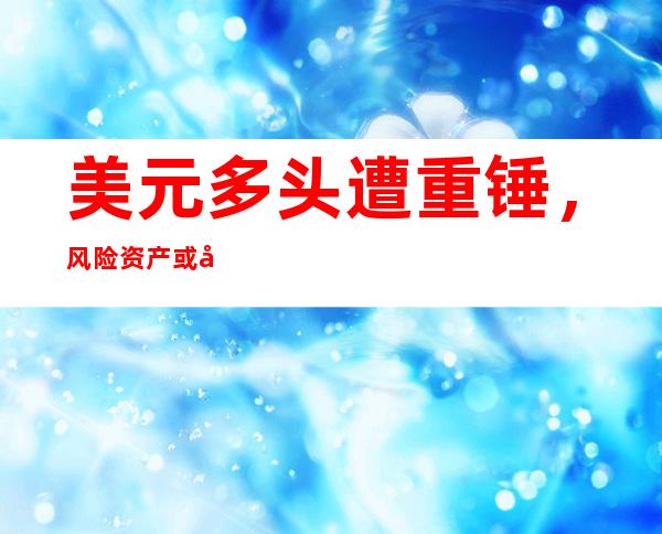 美元多头遭重锤，风险资产或反弹到年底，将一众担忧留给2023年