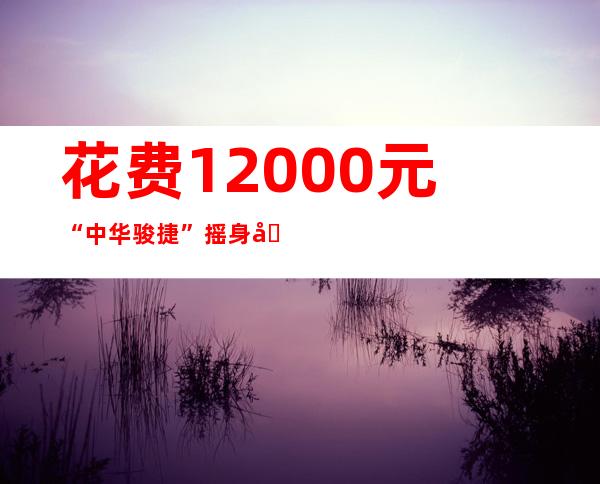 花费12000元 “中华骏捷”摇身变“宝马”(图)