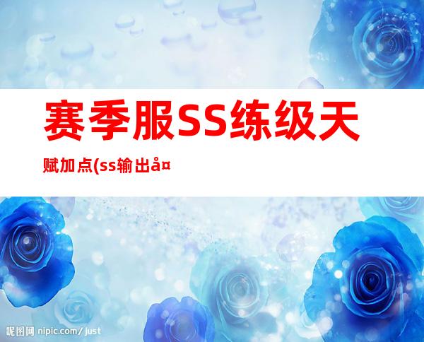 赛季服SS练级天赋加点(ss输出天赋手法)