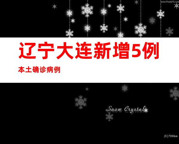 辽宁大连新增5例本土确诊病例和114例无症状感染者