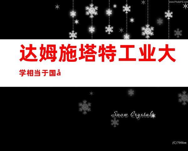 达姆施塔特工业大学相当于国内什么学校(达姆施塔特工业大学研究生申请条件)