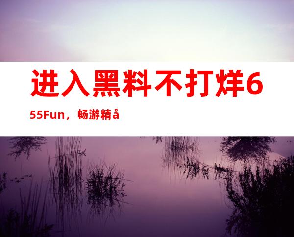 进入黑料不打烊655. Fun，畅游精彩的网页世界