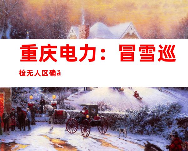 重庆电力：冒雪巡检无人区 确保电网安全运行