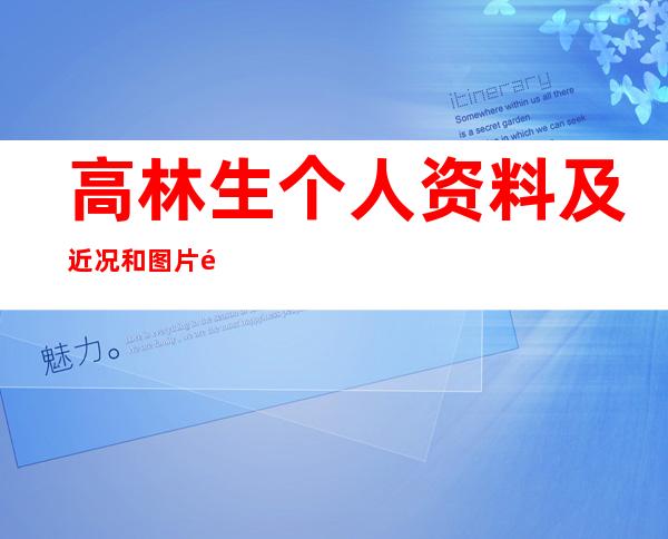 高林生个人资料及近况和图片高林生演唱的歌曲有哪些网