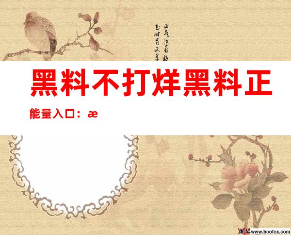 黑料不打烊黑料正能量入口：最新在线观看地址分享