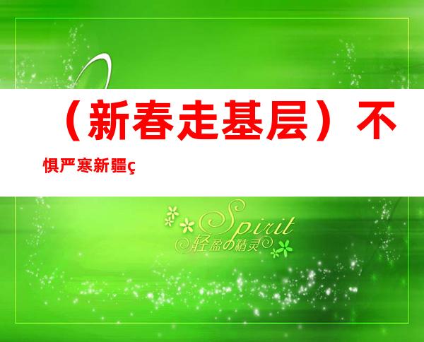 （新春走基层）不惧严寒 新疆电力工人山区巡线