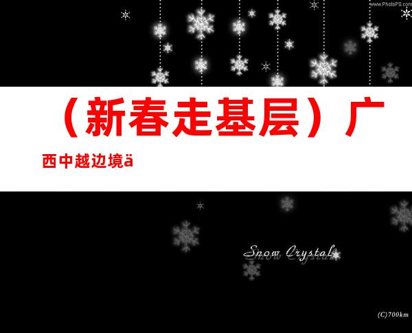 （新春走基层）广西中越边境举办“侬峒节” 游客体验民俗风情